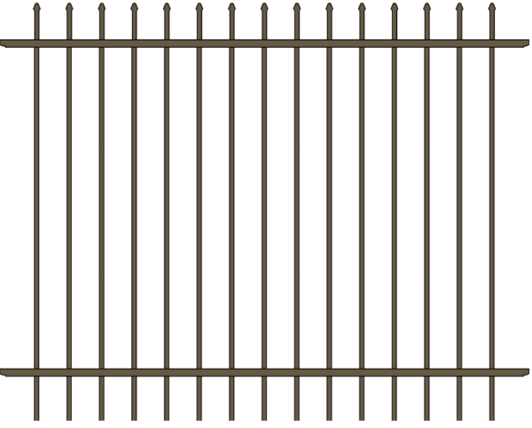 Chandler Commercial 54" Bronze 2 Rail
