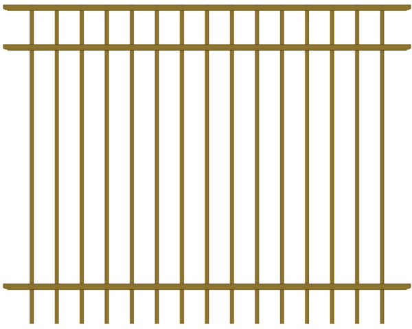 Classic Commercial 3 Rail Bronze